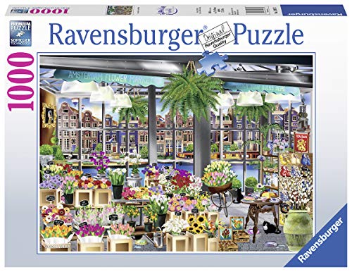Ravensburger 13987 Amsterdam Flower Market 1000 Teile Puzzle für Erwachsene & Kinder ab 12 Jahren, Mehrfarbig von Ravensburger