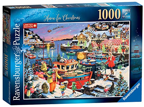 Ravensburger 13991 Home for Christmas 1000 Teile Festliches Puzzle für Erwachsene und Kinder ab 12 Jahren, 69,9 x 49,7 x 0,2 cm von Ravensburger