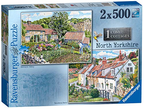 Ravensburger Cosy Cottages No.1 - North Yorkshire 2X 500 Piece Jigsaw Puzzles for Adults & for Kids Age 10 and Up von Ravensburger