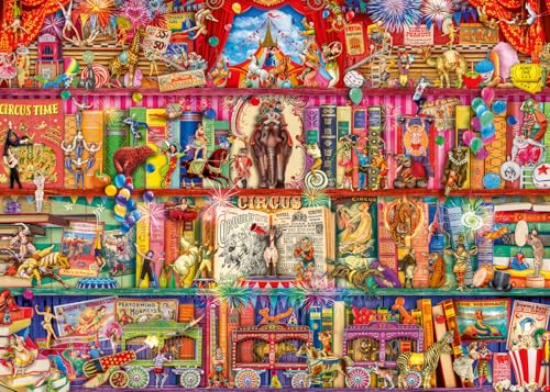 Ravensburger 15254 Tier The Greatest Show on Earth Puzzle, 1000 Teile, merhfarbig, 27" x 20" Ravensburger 15254 Tier The Greatest Show on Earth Puzzle, 1000 Teile, merhfarbig, 27" x 20" von Ravensburger