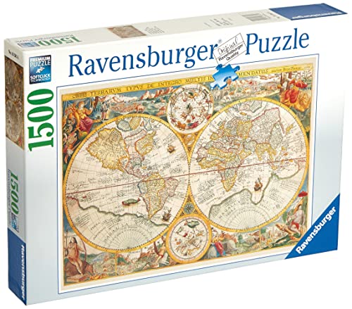 Ravensburger Puzzle 16381 - Historische Weltkarte - 1500 Teile Puzzle für Erwachsene und Kinder ab 14 Jahren von Ravensburger