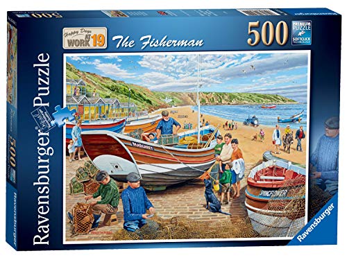 Ravensburger 16414 Happy Days at Work No.19 – The Fisherman 500 Teile Puzzle für Erwachsene & Kinder ab 10 Jahren von Ravensburger