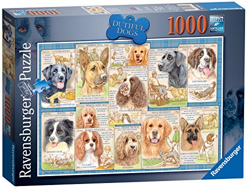 Ravensburger 16508 Dutiful Hunde-Puzzle, 1000 Teile, für Erwachsene und Kinder ab 12 Jahren von Ravensburger