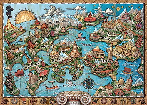 Ravensburger Puzzle 16728 - Geheimnisvolles Atlantis - 1000 Teile Puzzle für Erwachsene und Kinder ab 14 Jahren Ravensburger Puzzle 16728 - Geheimnisvolles Atlantis - 1000 Teile Puzzle für Erwachsene und Kinder ab 14 Jahren von Ravensburger