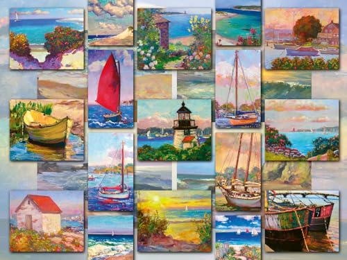 Ravensburger Küstenlandschaft-Collage-Puzzle, 1500 Stück, für Erwachsene/Kinder ab 12 Jahren von Ravensburger