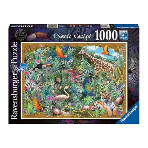 Ravensburger 16827 Tiere Exotic Escape, Beyond The Wild 1000 Teile Puzzle für Erwachsene & Kinder ab 12 Jahren, Mehrfarbig Ravensburger 16827 Tiere Exotic Escape, Beyond The Wild 1000 Teile Puzzle für Erwachsene & Kinder ab 12 Jahren, Mehrfarbig von Ravensburger