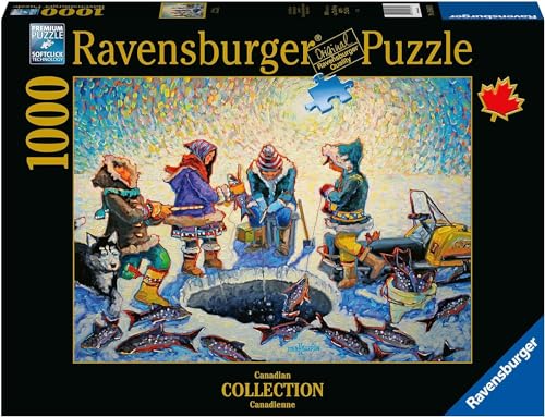 Ravensburger Puzzle Eisfische - Puzzle - 1000 Teile Canadian von Ravensburger