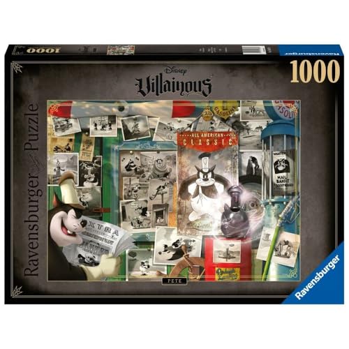 Ravensburger Puzzle 2D 1000 elementów: Villainous. Pete, Stary Design von Ravensburger