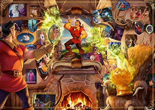 Ravensburger Puzzle 2D 1000 elementów: Villainous. Gaston, Stary Design von Ravensburger
