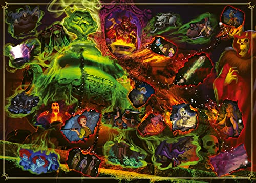 Ravensburger Puzzle 2D 1000 elementów: Villainous. Rogaty Król, Stary Design von Ravensburger
