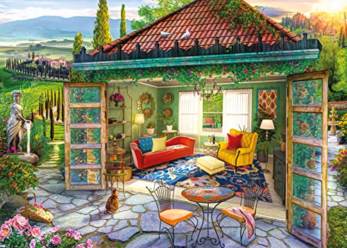Ravensburger 16947 Italien Tuscan Oasis 1000-teiliges Puzzle für Erwachsene und Kinder ab 12 Jahren, Mehrfarbig, 70 x 50 x 0,2 cm von Ravensburger