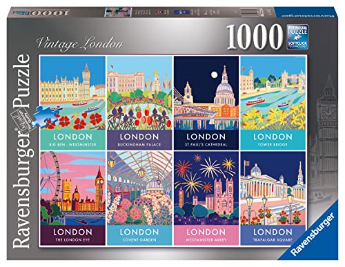 Ravensburger 16960 Vintage London Puzzle 1000 Teile für Erwachsene und Kinder ab 12 Jahren, Mehrfarbig von Ravensburger