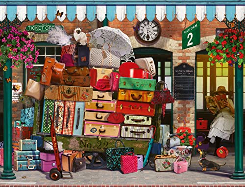 Ravensburger 16974 Travelling Light 2000 Teile Puzzle für Erwachsene & Kinder ab 12 Jahren, Schwarz, 98 x 75 x 0,2 cm von Ravensburger