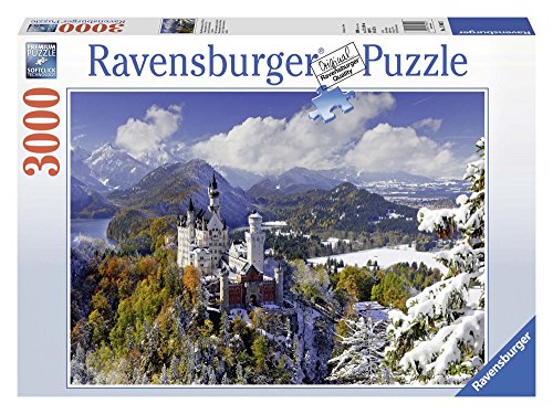 Ravensburger 17062 Schloss Neuschwanstein im Winter, 3000 Teile Puzzle von Ravensburger