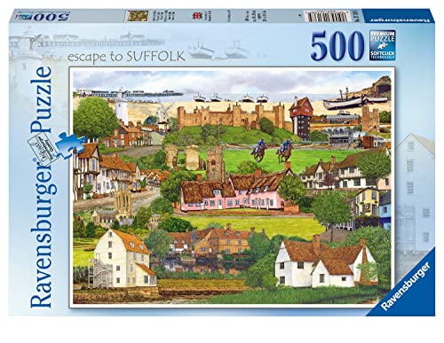 Ravensburger 17138 Escape to Suffolk Puzzle für Erwachsene und Kinder ab 10 Jahren, 500 Teile, Mehrfarbig von Ravensburger