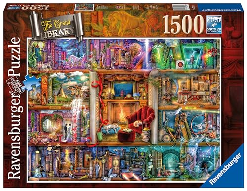 Ravensburger Puzzle 2D 1500 elementów: Bogata bilblioteka, Stary Design von Ravensburger