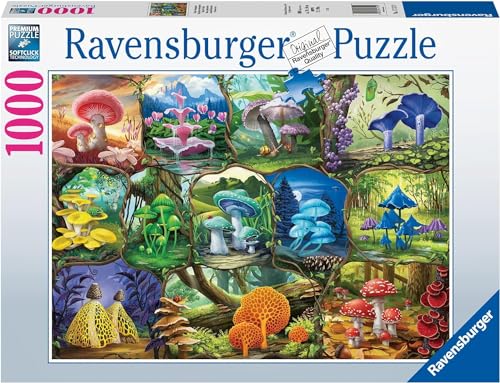 Ravensburger 17312 Pilze Puzzle 1000 Teile, schwarz von Ravensburger