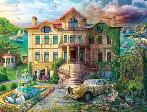 Ravensburger - Puzzle Die Villa durch die Jahrhunderte, 2000 Teile, Geschenkidee für Sie oder Ihn, Puzzle für Erwachsene von Ravensburger