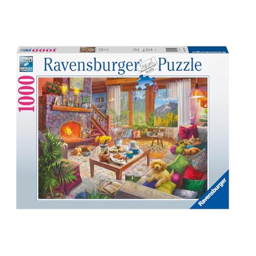 Ravensburger 17495 Cozy Cabin Puzzles, Schwarz von Ravensburger