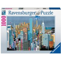 Ravensburger Puzzle 17594 - Das ist New York - 1000 Teile Puzzle für Erwachsene ab 14 Jahren von Ravensburger Verlag GmbH