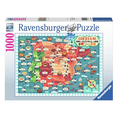 Ravensburger 17608 Puzzle 1000 Teile - illustriert 2D, bunt von Ravensburger