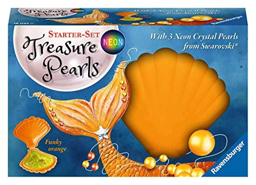 Ravensburger 18095 - Treasure Pearls Neon - Funky orange von Ravensburger
