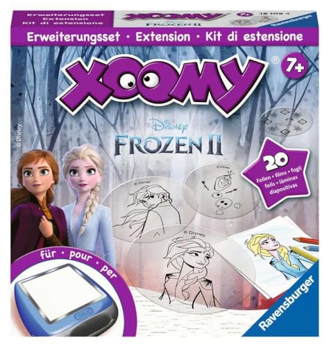Ravensburger Xoomy Erweiterungsset Frozen 2 18109 - Die Figuren aus die Eiskönigin 2 zeichnen lernen. Kreatives Zeichnen für Kinder ab 7 Jahren von Ravensburger