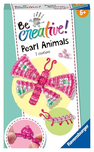 Ravensburger BeCreative Bead Animal Butterfly - Bastelset für Kinder ab 6 Jahren - 18249 - Geburtstagsgeschenke, Deko selber basteln von Ravensburger