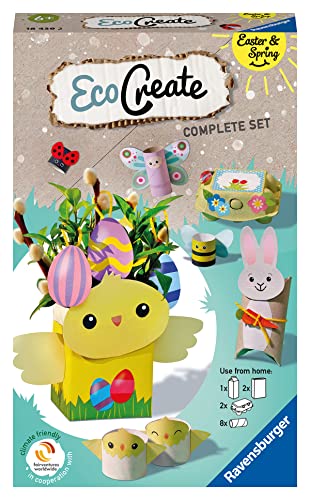Ravensburger EcoCreate 18439 - Spring Time - DIY Bastelset für Kinder ab 6 Jahren - Geburtstagsgeschenke, Deko selber basteln Ravensburger EcoCreate 18439 - Spring Time - DIY Bastelset für Kinder ab 6 Jahren - Geburtstagsgeschenke, Deko selber basteln von Ravensburger