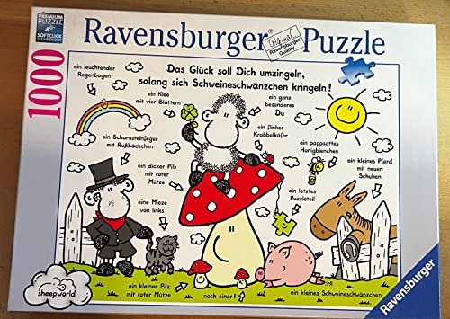 Ravensburger 19008 - Sheepworld: Glückspuzzle - 1000 Teile Puzzle von Ravensburger