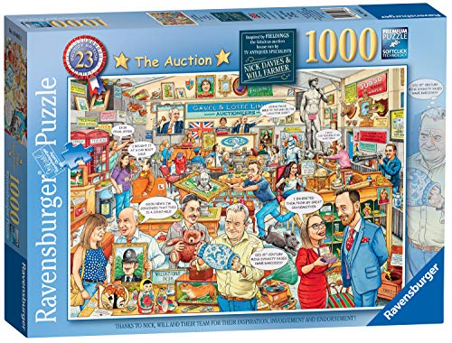 Ravensburger Best of British No.23 - The Auction 1000 Piece Jigsaw Puzzle for Adults & for Kids Age 12 and Up von Ravensburger