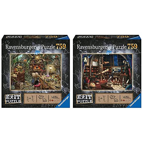 Ravensburger 19952 Hexenküche 759 Teile Exit Puzzle & EXIT Puzzle Sternwarte, Puzzle Für Erwachsene Und Kinder Ab 12 Jahren, 759 Teile Ravensburger 19952 Hexenküche 759 Teile Exit Puzzle & EXIT Puzzle Sternwarte, Puzzle Für Erwachsene Und Kinder Ab 12 Jahren, 759 Teile von Ravensburger