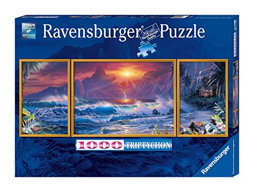 Ravensburger 19993 - Lassen: Strandpanorama - 1000 Teile Triptychon 1000 Teile Puzzle von Ravensburger