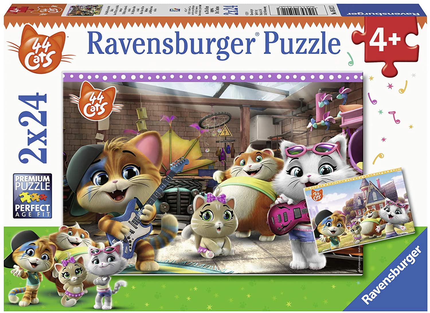 Ravensburger 2 Puzzles - 44 Cats 24 Teile Puzzle Ravensburger-05012 Ravensburger 2 Puzzles - 44 Cats 24 Teile Puzzle Ravensburger-05012 von Ravensburger