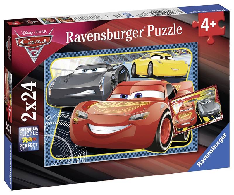 Ravensburger 2 Puzzles - Cars 3 24 Teile Puzzle Ravensburger-07816 von Ravensburger