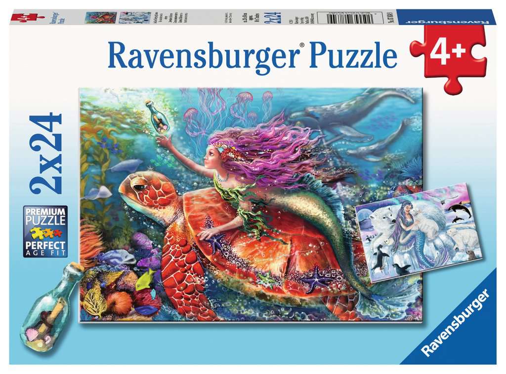 Ravensburger 2 Puzzles - Die Abenteuer der Sirenen 24 Teile Puzzle Ravensburger-07834 Ravensburger 2 Puzzles - Die Abenteuer der Sirenen 24 Teile Puzzle Ravensburger-07834 von Ravensburger