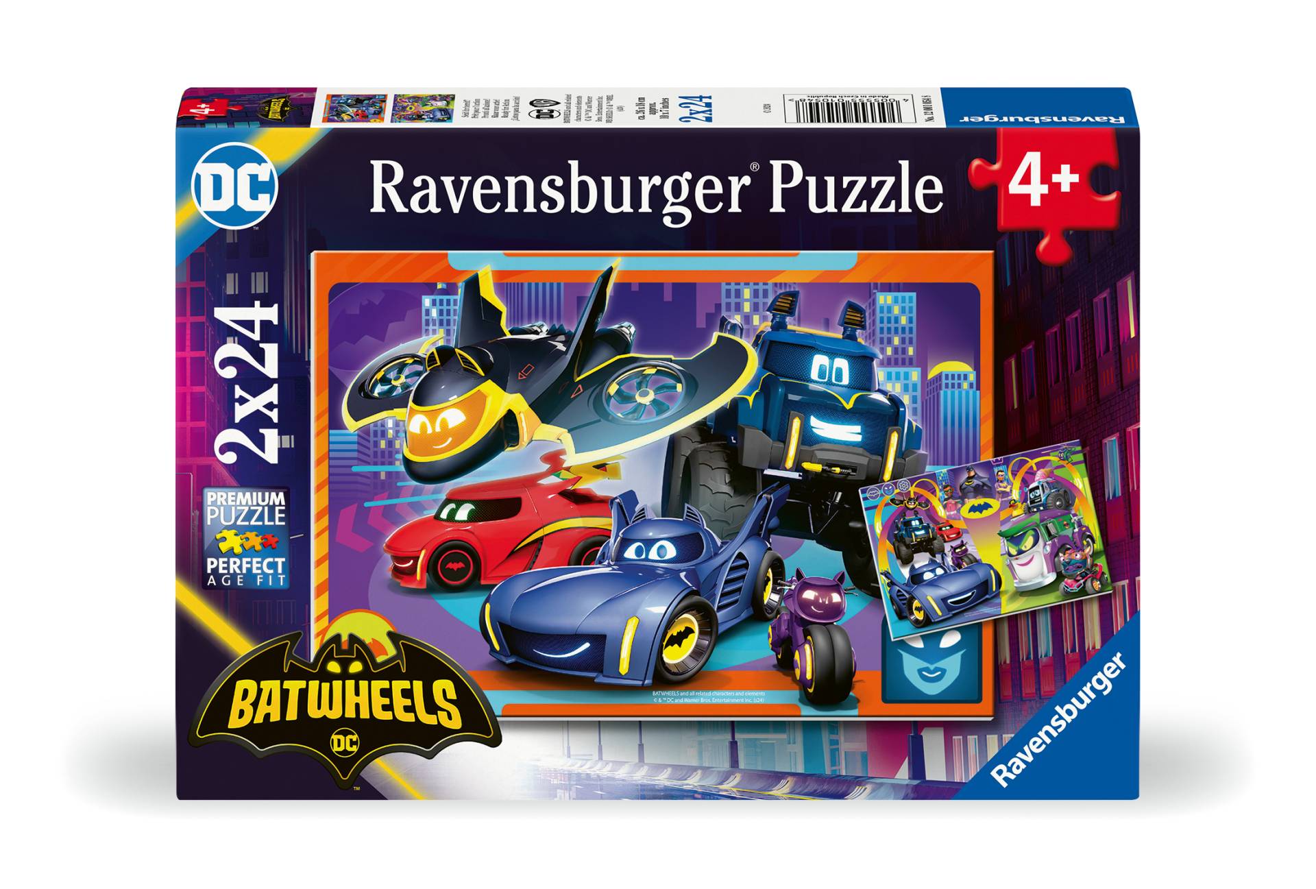 Ravensburger 2 Puzzles - Die Batwheels in Aktion 24 Teile Puzzle Ravensburger-01054 Ravensburger 2 Puzzles - Die Batwheels in Aktion 24 Teile Puzzle Ravensburger-01054 von Ravensburger