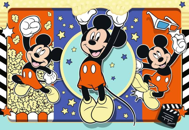 Ravensburger 2 Puzzles - Disney Mickey Mouse 24 Teile Puzzle Ravensburger-05578 von Ravensburger