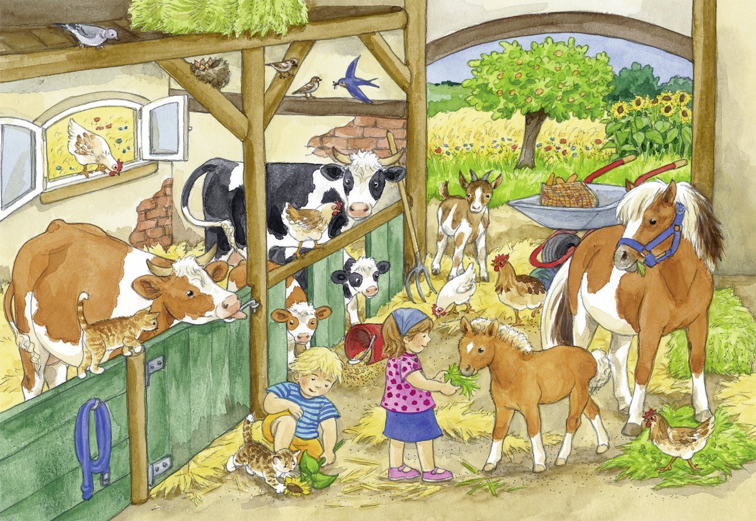 Ravensburger 2 Puzzles - Ein Tag auf dem Bauernhof 24 Teile Puzzle Ravensburger-09195 Ravensburger 2 Puzzles - Ein Tag auf dem Bauernhof 24 Teile Puzzle Ravensburger-09195 von Ravensburger