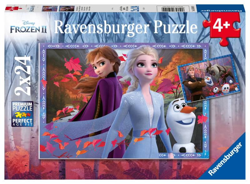 Ravensburger 2 Puzzles - Frozen II 24 Teile Puzzle Ravensburger-05010 von Ravensburger