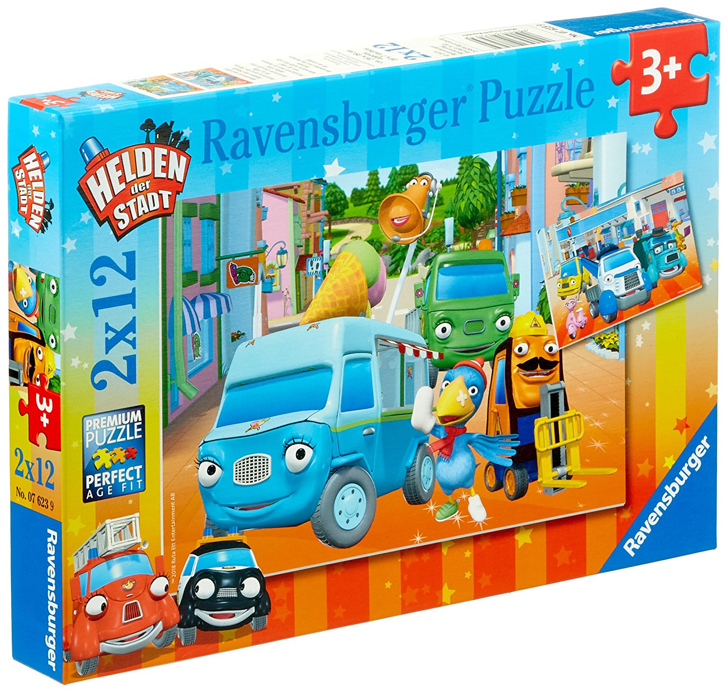 Ravensburger 2 Puzzles - Helden der Stadt 12 Teile Puzzle Ravensburger-07623 Ravensburger 2 Puzzles - Helden der Stadt 12 Teile Puzzle Ravensburger-07623 von Ravensburger