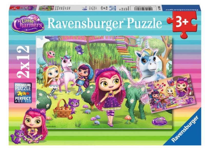 Ravensburger 2 Puzzles - Little Charmers 12 Teile Puzzle Ravensburger-07608 von Ravensburger