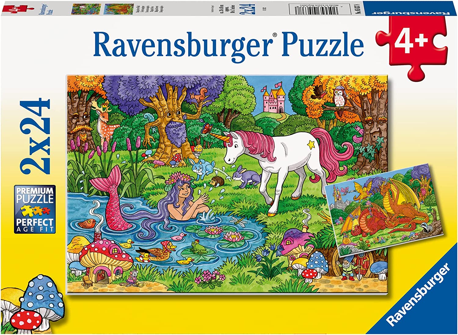 Ravensburger 2 Puzzles - Magischer Wald 24 Teile Puzzle Ravensburger-05637 Ravensburger 2 Puzzles - Magischer Wald 24 Teile Puzzle Ravensburger-05637 von Ravensburger