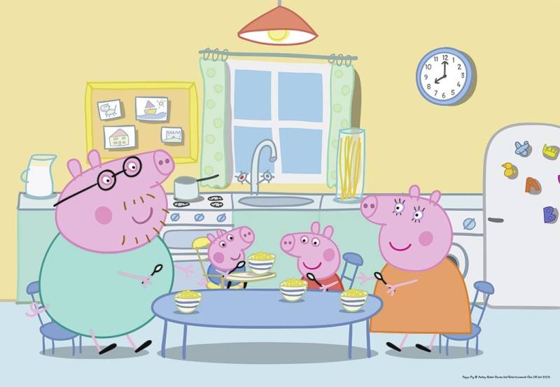 Ravensburger 2 Puzzles - Peppa Pig 12 Teile Puzzle Ravensburger-07596 von Ravensburger
