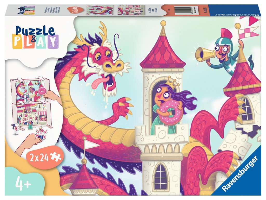 Ravensburger 2 Puzzles - Puzzle & Play - Königreich der Donuts 24 Teile Puzzle Ravensburger-05595 Ravensburger 2 Puzzles - Puzzle & Play - Königreich der Donuts 24 Teile Puzzle Ravensburger-05595 von Ravensburger