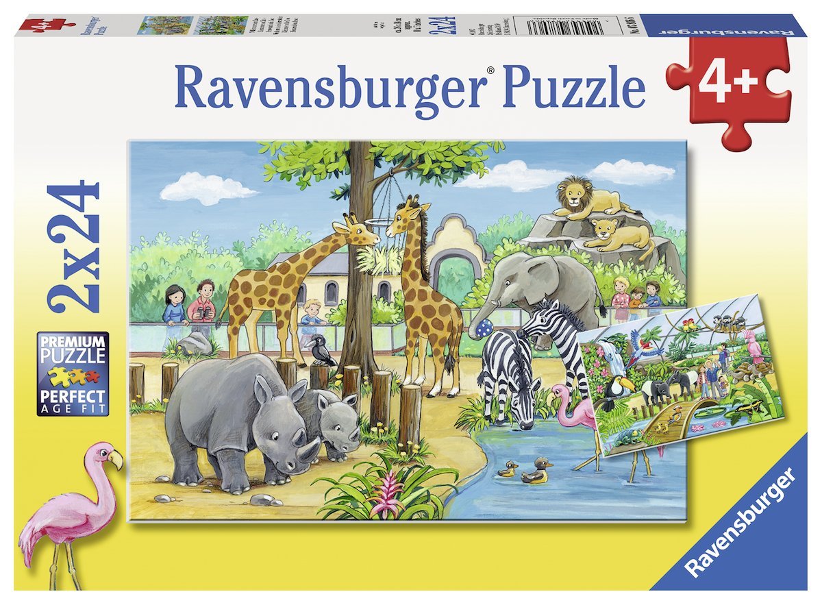 Ravensburger 2 Puzzles - Willkommen im Zoo 24 Teile Puzzle Ravensburger-07806 Ravensburger 2 Puzzles - Willkommen im Zoo 24 Teile Puzzle Ravensburger-07806 von Ravensburger