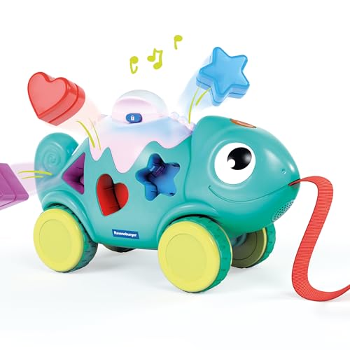 Ravensburger 4875 Play+ Musikalisches Formen und Farben Chamäleon, Farben- und Formensortierer, mit Licht- und Soundeffekten, elektronisches Spielzeug ab 1 Jahr Ravensburger 4875 Play+ Musikalisches Formen und Farben Chamäleon, Farben- und Formensortierer, mit Licht- und Soundeffekten, elektronisches Spielzeug ab 1 Jahr von Ravensburger