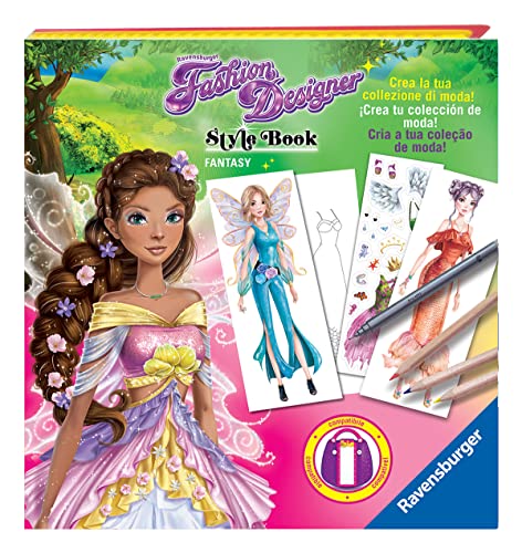 Ravensburger 20184 Fashion Designer Book Style Fantasy von Ravensburger