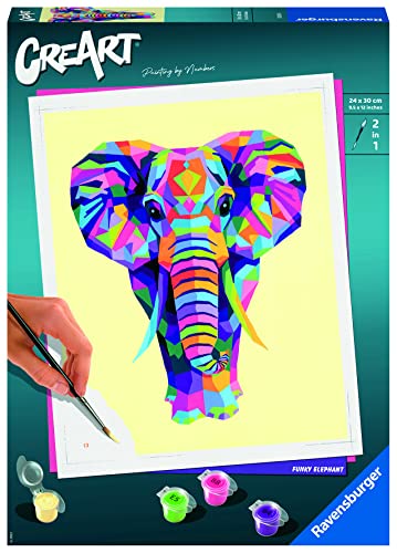 Ravensburger 20203 Elefant 20203-CreArt Funky Elephant Ravensburger 20203 Elefant 20203-CreArt Funky Elephant von Ravensburger