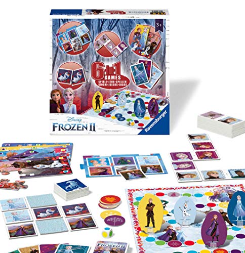Ravensburger Disney Frozen 2, 6-in-1-Spiele für Kinder ab 3 Jahren von Ravensburger